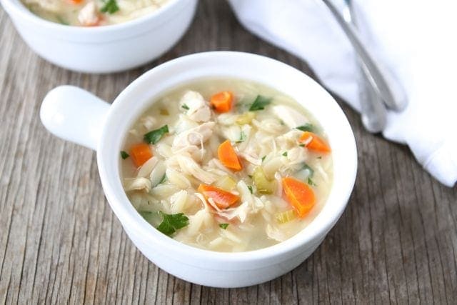 Lemon Chicken Orzo Soup Print Recipe Lemon Chicken Orzo Soup Print Recipe