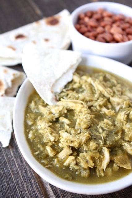 Slow Cooker Chicken Chile Verde | Slow Cooker Chicken Recipe | Two Peas ...