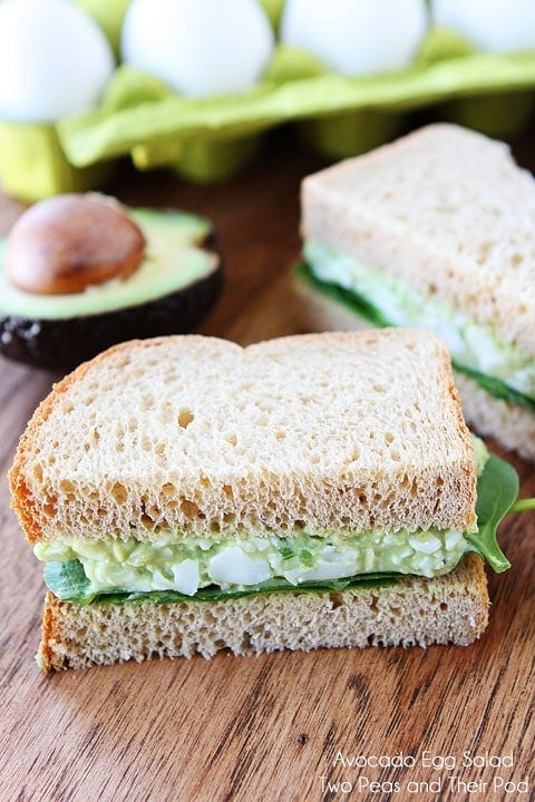 Aguacate Receta de ensalada de huevo