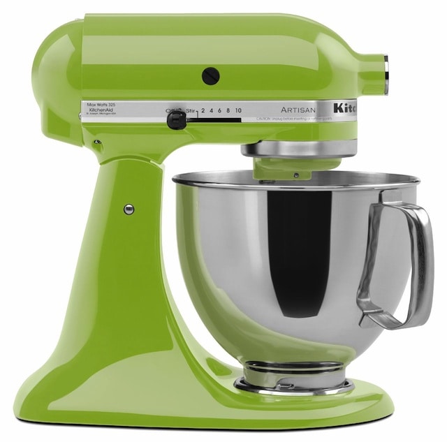 KitchenAid Green Mixer Color Comparison - Green Apple, Pistachio