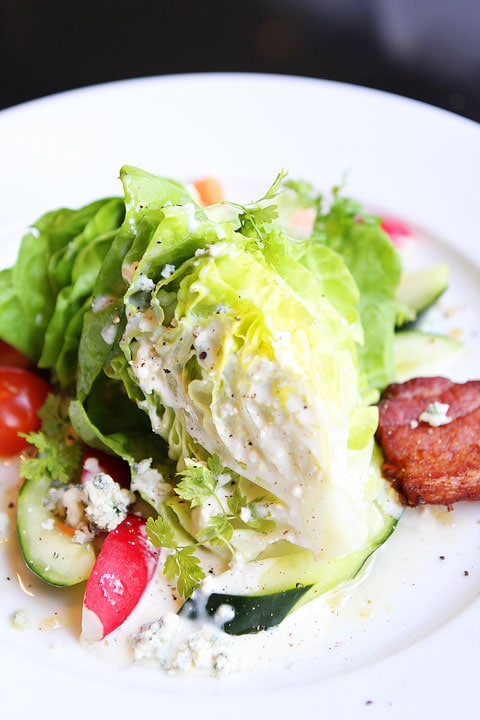 Boston Wedge Salad at Bambara Restaurant in Salt Lake City on twopeasandtheirpod.com