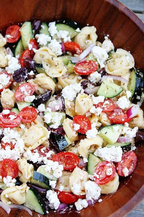 Greek Tortellini Pasta Salad Recipe