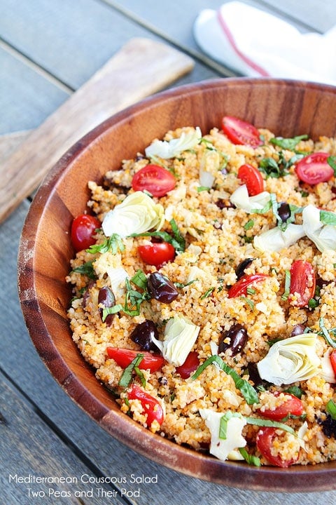 Homemade Couscous Salad Recipe in Bowl