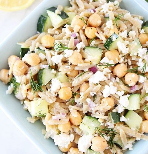 Instant Pot Chickpea Salad with Lemon, Feta, and Fresh Dill Recipe