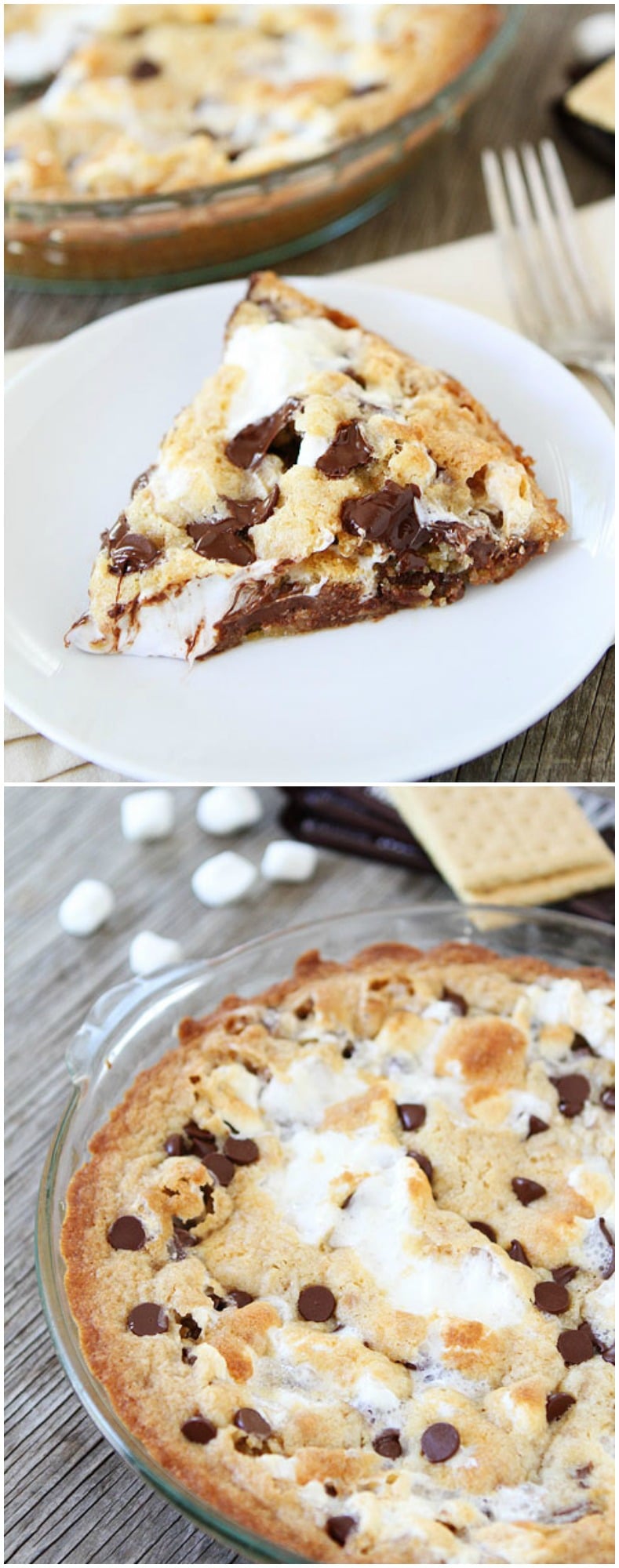 S'mores Pie on twopeasandtheirpod.com This easy pie is always a favorite dessert!