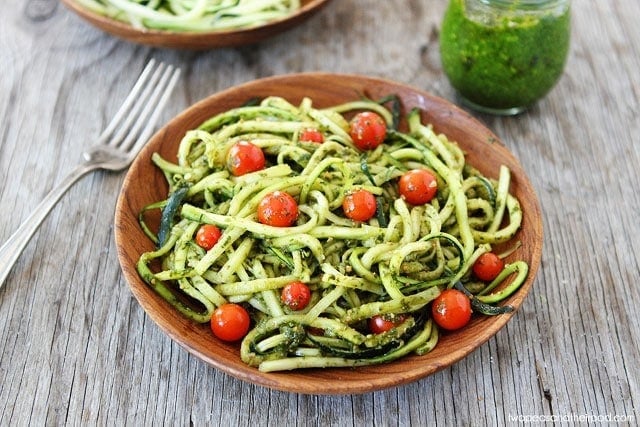 Zucchini Noodles with Pesto