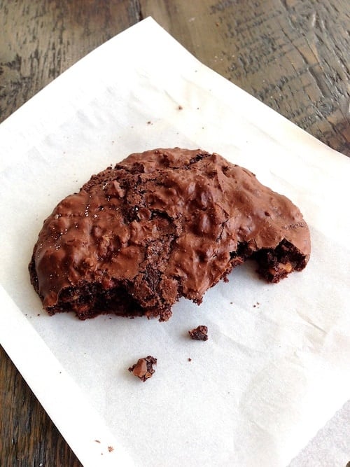 Gluten-Free chocolate cookie from Persephone Bakery on twopeasandtheirpod.com