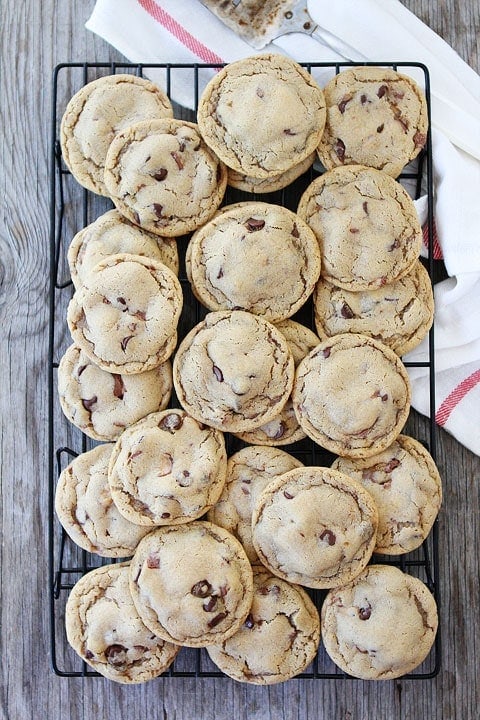Malted Chocolate Chip Whopper Cookies from twopeasandtheirpod.com #recipe #cookies
