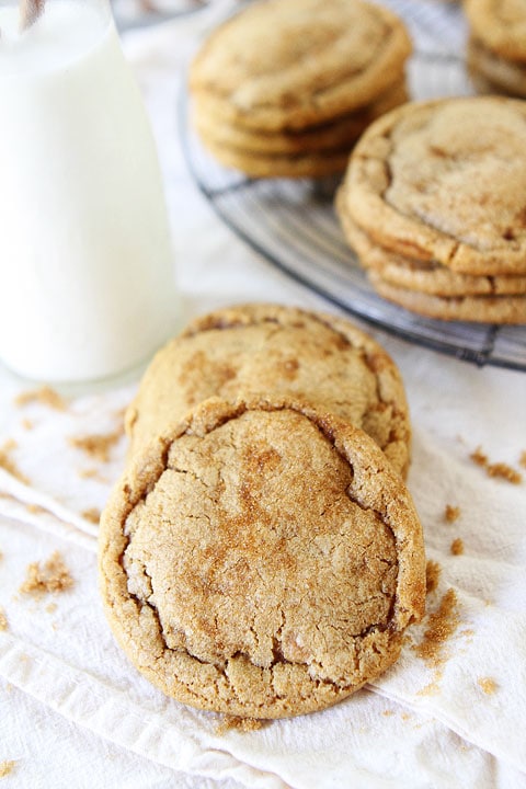 Brown Sugar Toffee Cookies Recipe on twopeasandtheirpod.com LOVE these cookies!