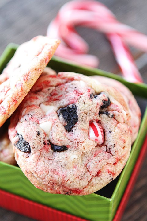 Oreo White Chocolate Pudding Peppermint Cookies Recipe 