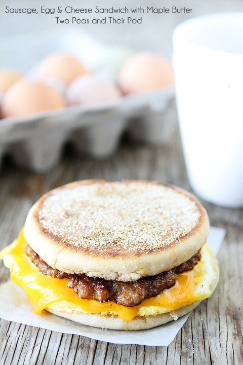 The Best Sausage Egg and Cheese Breakfast Sandwich