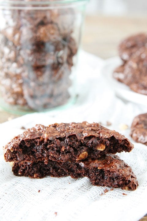 Flourless Cookies loaded with chocolate