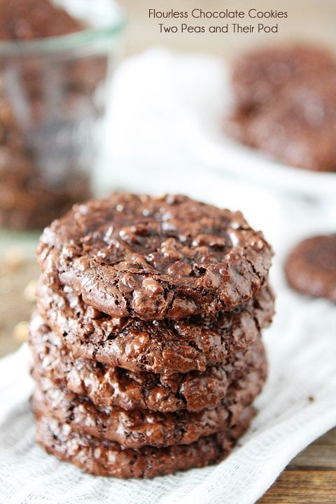 Flourless Cookies for chocolate lovers
