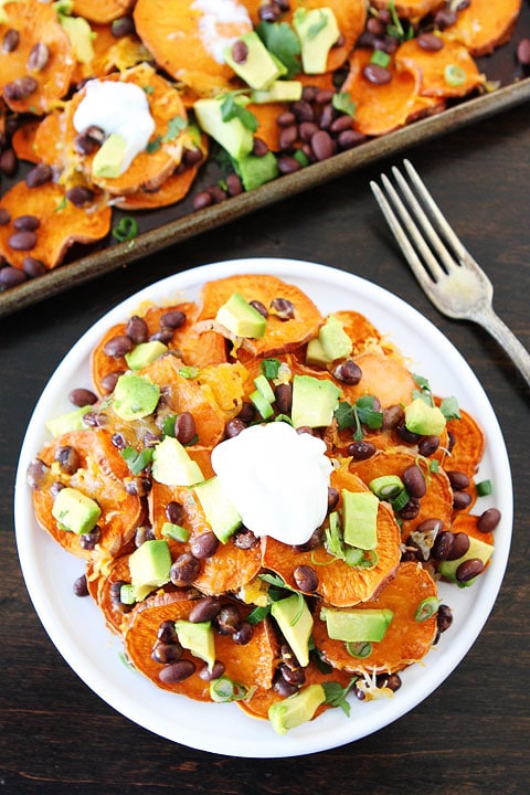 Loaded Sweet Potato Nachos Recipe 