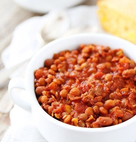 Slow Cooker Lentil Chili Crockpot Lentil Chili Recipe