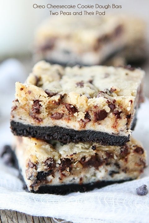 Oreo Cheesecake Cookie Dough Bars Recipe Oreo Cheesecake Cookie Dough Bars Recipe