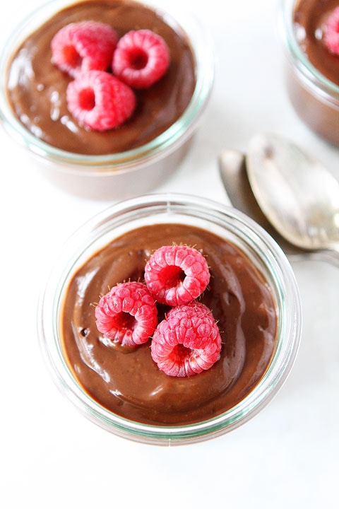 Chocolate Avocado Pudding Recipe on twopeasandtheirpod.com Love this healthy, rich, and creamy pudding!