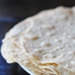 Homemade tortillas from easy tortilla recipe