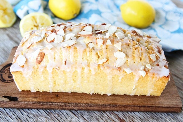Lemon Almond Bread Recipe Glazed Lemon Almond Bread
