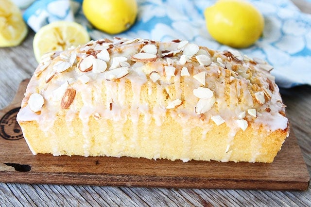 Glazed Lemon Almond Bread