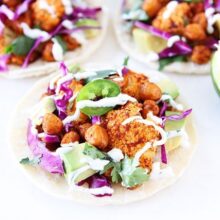 Wie man Blumenkohl für Blumenkohl-Tacos röstet