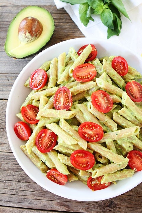 Avocado Goat Cheese Pasta Recipe