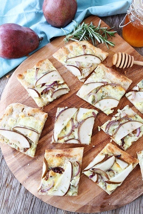 Pear & Gorgonzola Flatbread - Plain Chicken