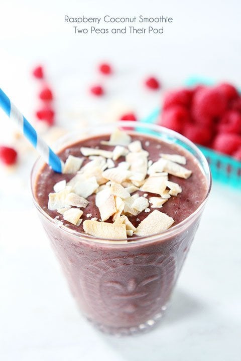 Raspberry Coconut Smoothie Image