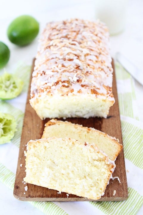 Coconut Lime Loaf Cake Recipe