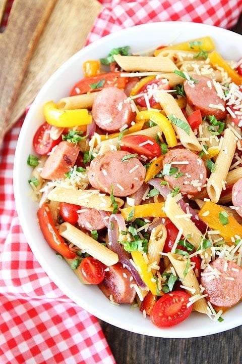 Sausage and Veggies Skillet - 30 Minute, One-Pan Meal - Julia's Album