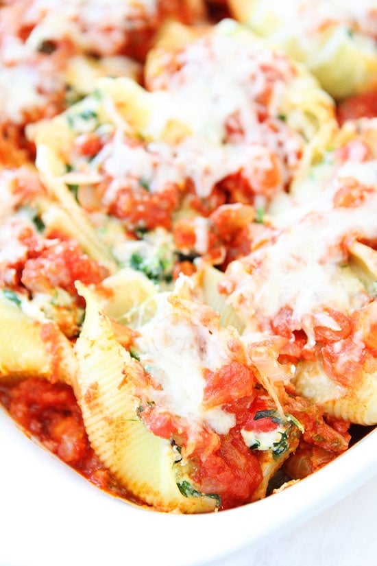 Cheesy Veggie Stuffed Shells