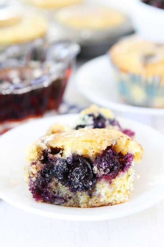 Blueberry Pancake Muffins on twopeasandtheirpod.com 