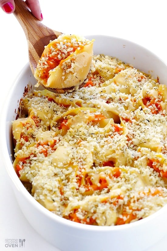 Butternut Alfredo Baked Shells 8