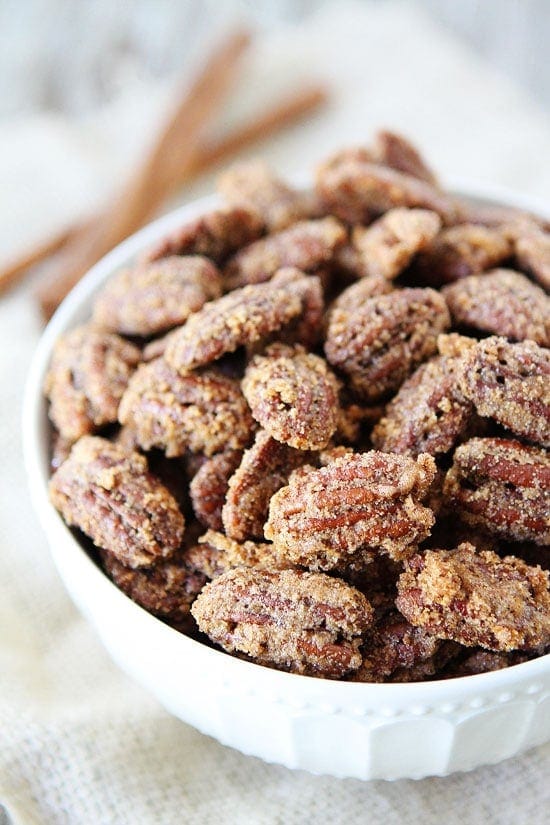 Candied Pecans Recipe on twopeasandtheirpod.com