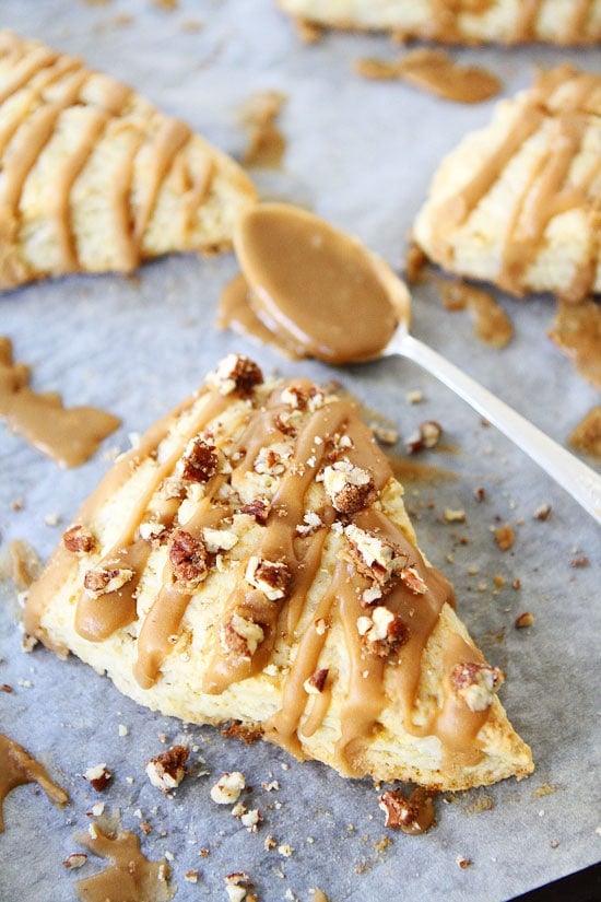 Maple Scones with pecans