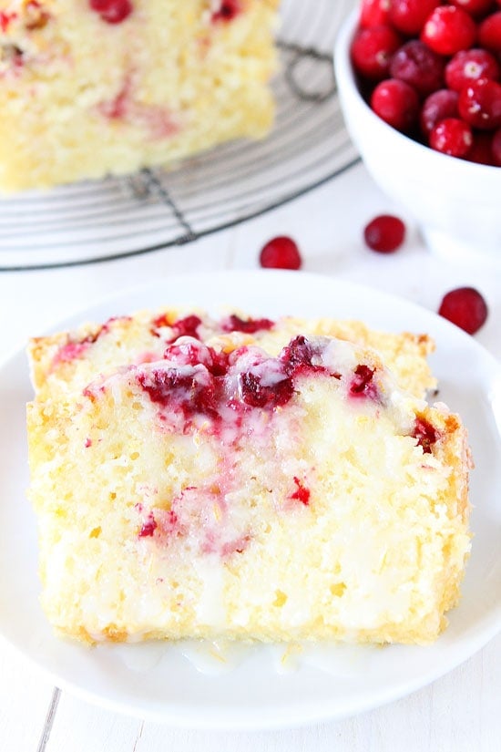 Orange Cranberry Bread Recipe on twopeasandtheirpod.com 