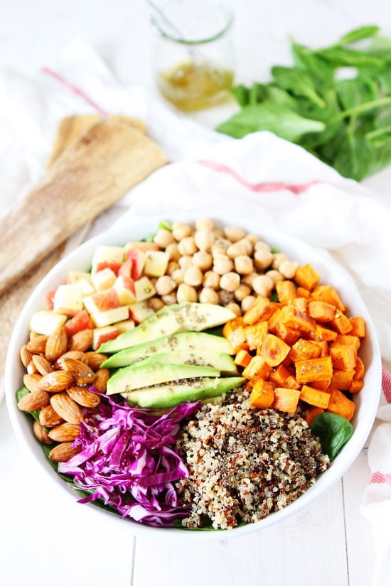 Power Salad with Lemon Chia Seed Dressing Recipe