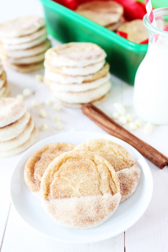 White Chocolate Dipped Snickerdoodles Recipe