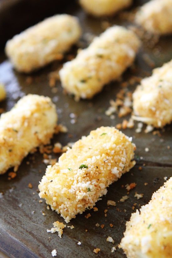 Baked Mozzarella Sticks Recipe