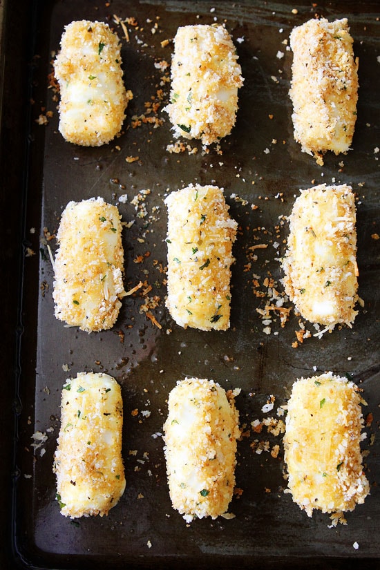 Baked Mozzarella Sticks Recipe