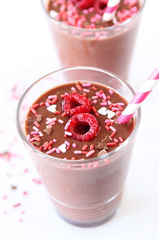 chocolade frambozen Smoothie Recept