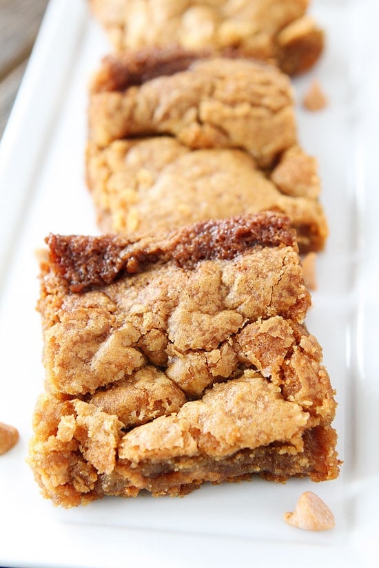 Salted Caramel Butterscotch Blondies Recipe