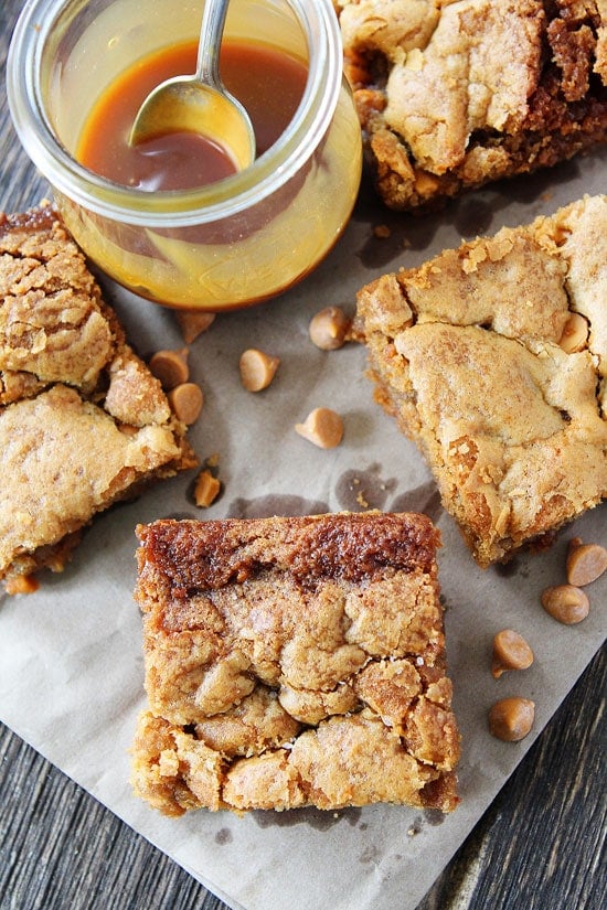 Salted Caramel Butterscotch Blondies Recipe