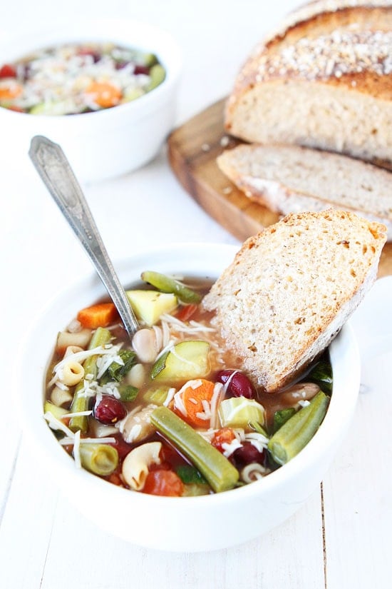 Slow Cooker Minestrone Soup Recipe