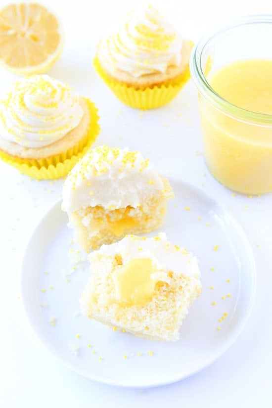 Lemon Curd Cupcakes Recipe