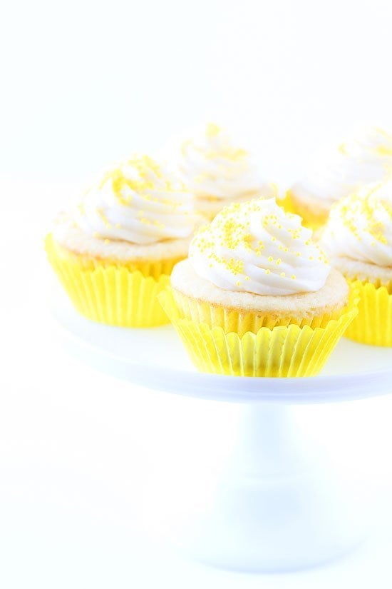 MINI LEMON DROP CUPCAKES - Butter with a Side of Bread