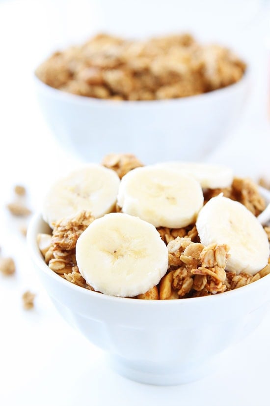 Peanut Butter, Banana, and Honey Granola Recipe 