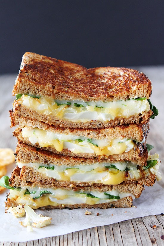 Cauliflower Grilled Cheese Sandwich 