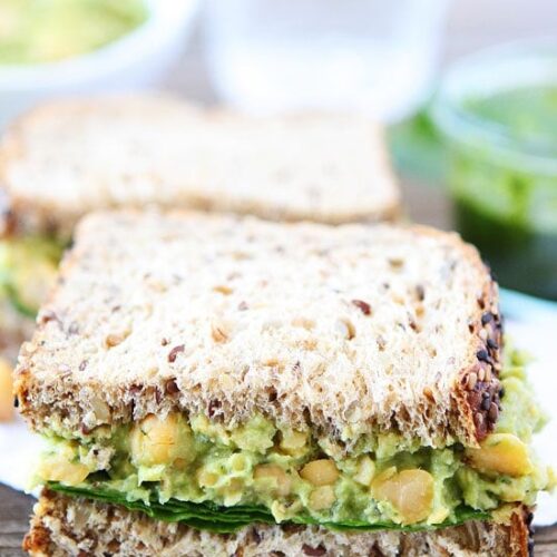 Smashed Chickpea Avocado Salad Two Peas & Their Pod