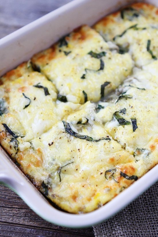 Spinach Artichoke Egg Casserole Image